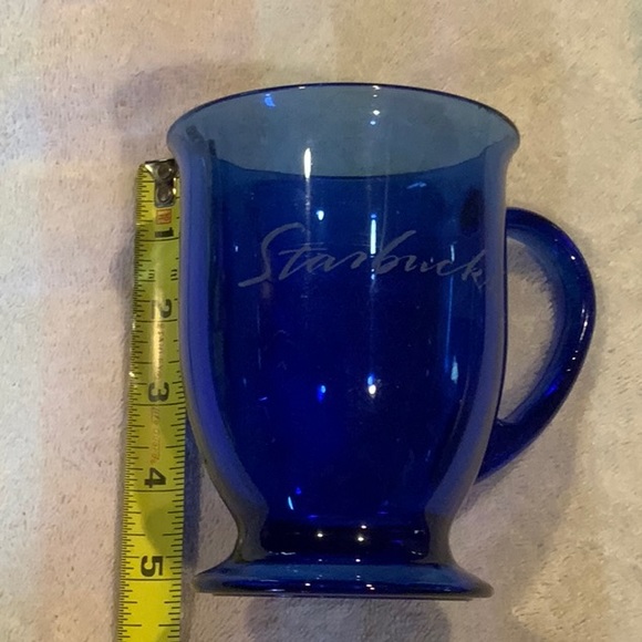 Starbucks blue glass coffee mug - Picture 7 of 7
